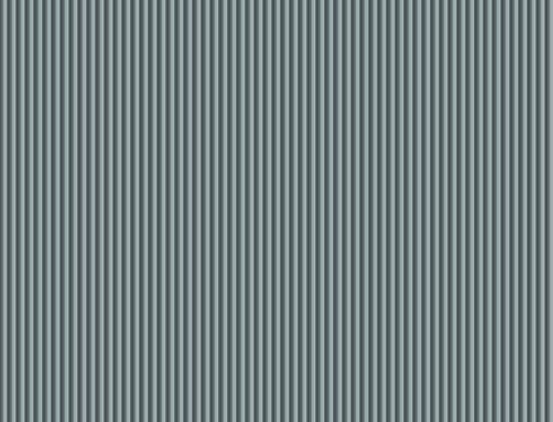 Carta da parati a righe effetto 3D a listelli verticali di colore azzurro