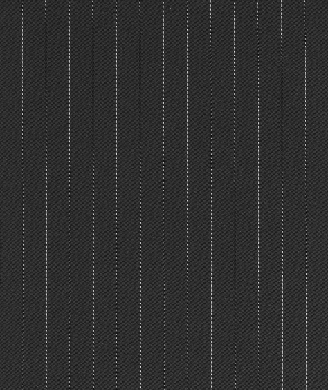 Pinstripe fabric wallpaper, white stripes on a dark gray background, fabric effect