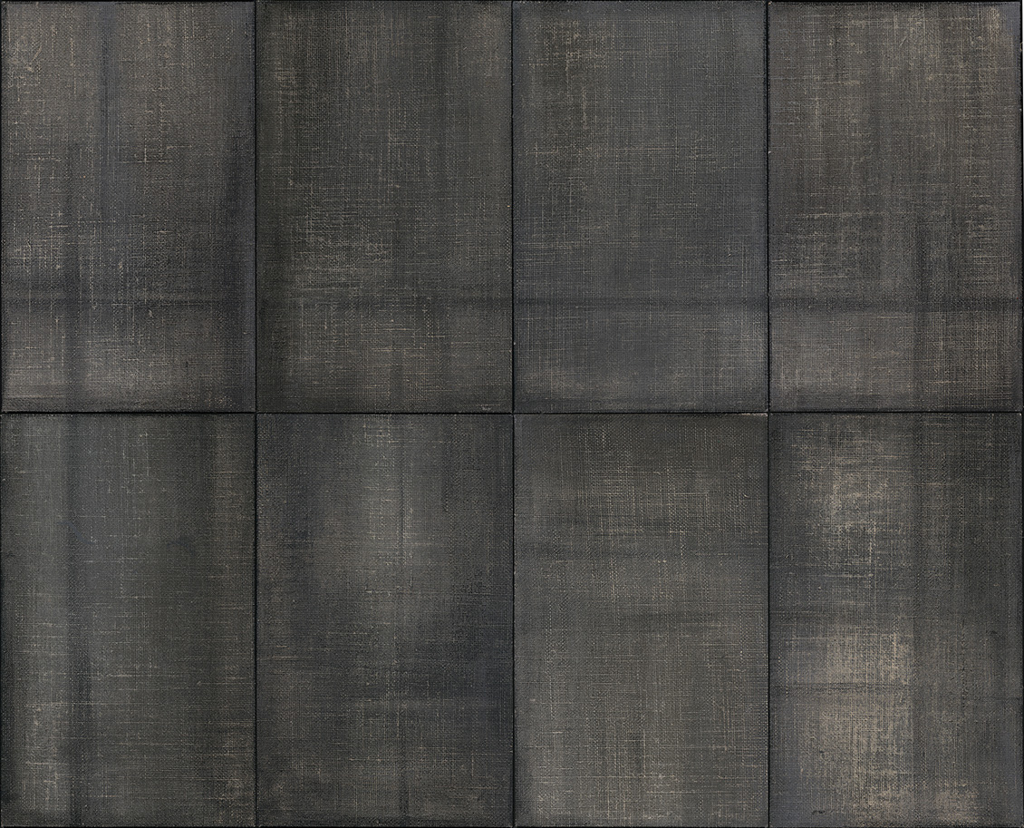 Industrial style wallpaper with textures in shades of grey