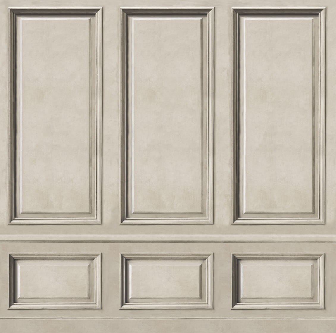 Boiserie beige carta da parati