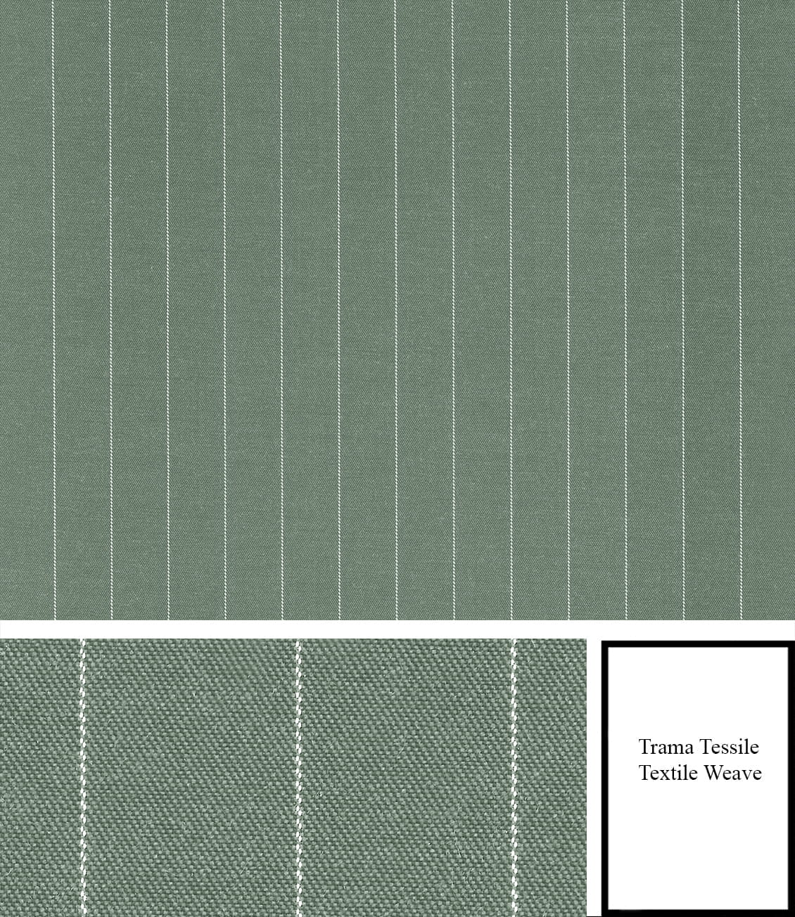 Carta da parati verde salvia a righe