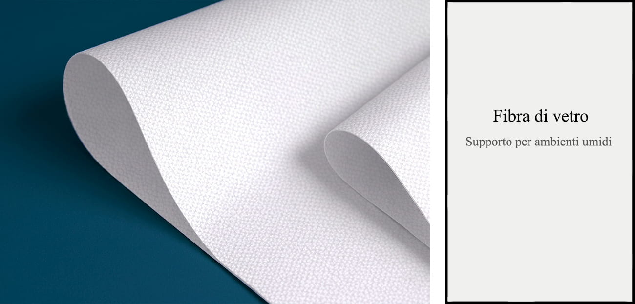 Vinilica Wallpaper fine bianco