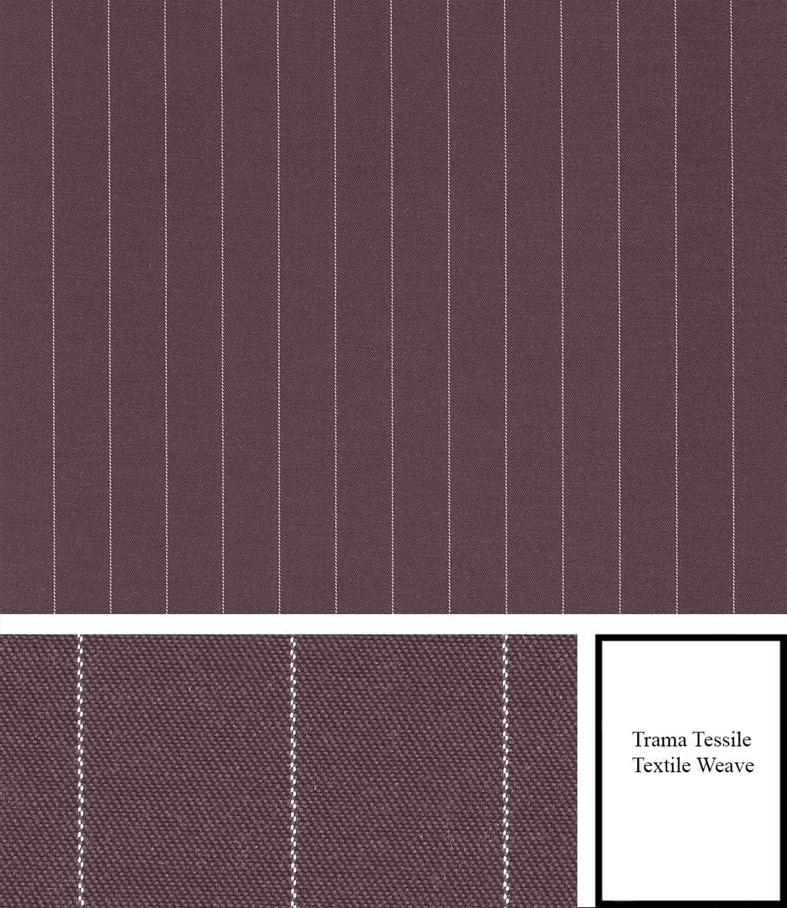 Gessato a righe Malva per Interni Moderni