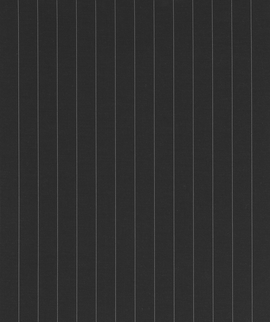 Pinstripe fabric wallpaper, white stripes on a dark gray background, fabric effect