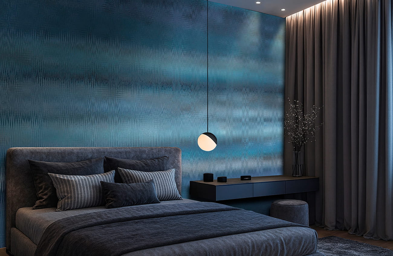 Carta da parati materica metallo ruggine