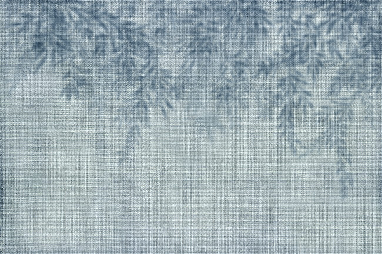 Carta da parati pittorica con colori caldi arancione, color pesca e color corallo