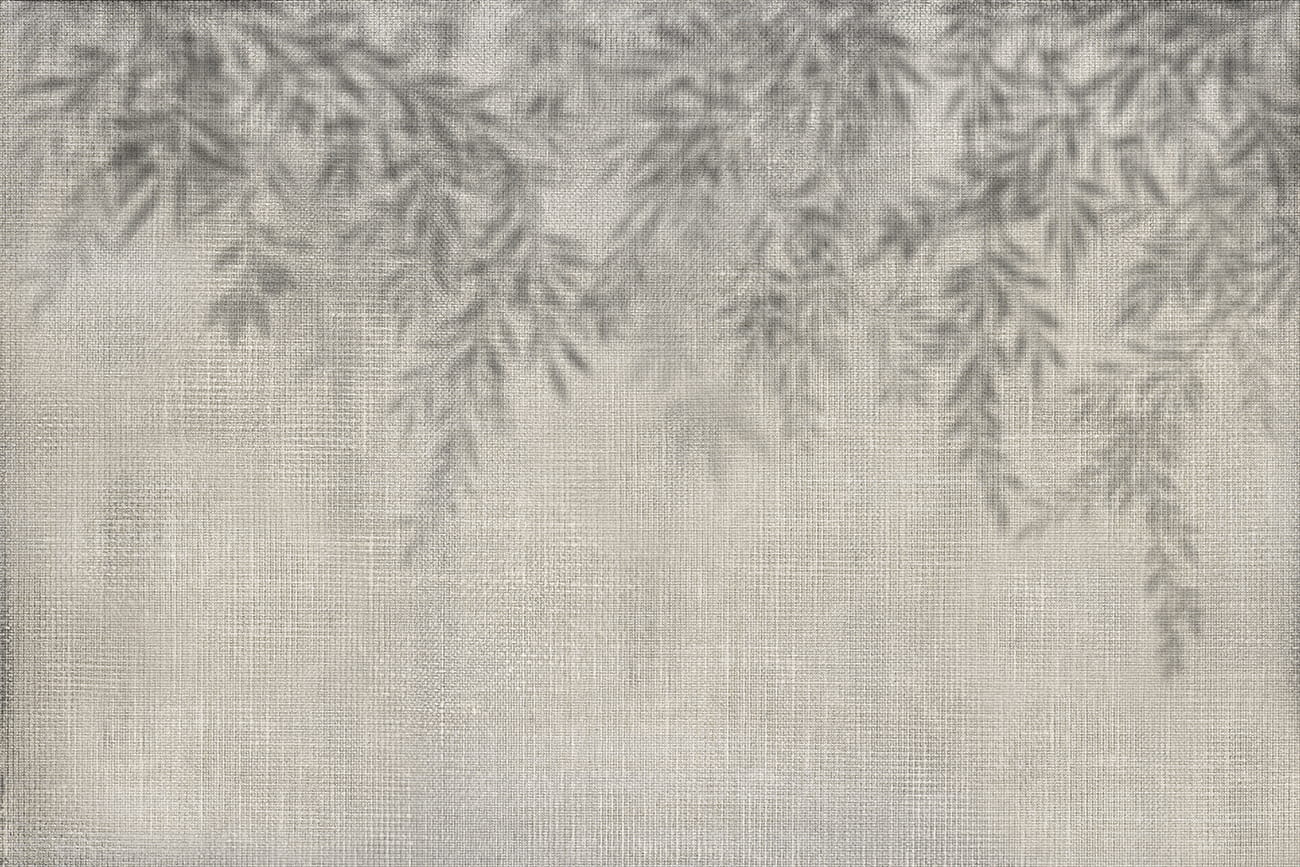 Carta da parati vinilica tessuto in tonalità blu navy e ciano, con pattern astratto.